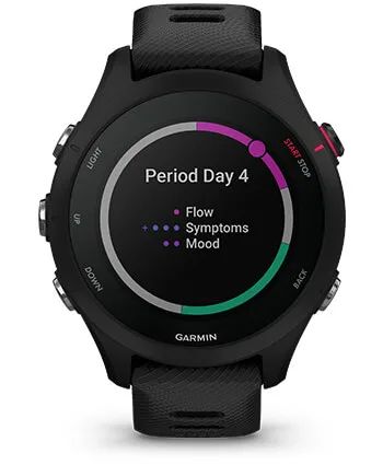 Умные часы Garmin Forerunner 255S Music с черным ремешком